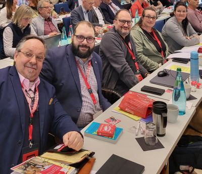 Die Delegierten vom Unterbezirk MOL in Potsdam