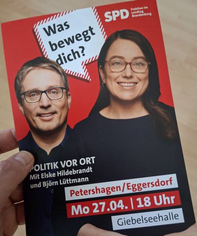 Politiker für SIE vor Ort